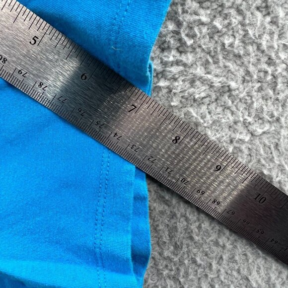 Mickey Mouse Womens Top 1X Blue Walt Disney World Patch Short Sleeve T Shirt - Picture 9 of 9